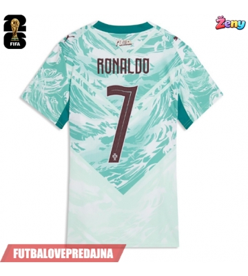 Lacne Ženy Futbalové dres Portugalsko Cristiano Ronaldo #7 MS 2026 Krátky Rukáv - Preč